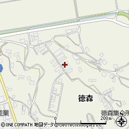 愛媛県大洲市徳森1625周辺の地図