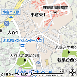 小倉東共同利用施設周辺の地図