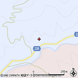 愛媛県喜多郡内子町只海乙周辺の地図