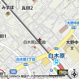 ニュー大阪白木原店周辺の地図