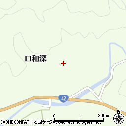 和歌山県西牟婁郡すさみ町口和深317周辺の地図