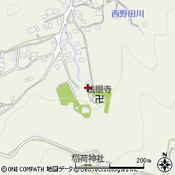 愛媛県大洲市新谷1025周辺の地図