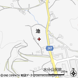 高知県高知市池周辺の地図