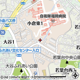 福岡県春日市小倉東周辺の地図