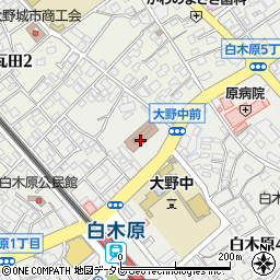 福岡県筑紫総合庁舎　那珂県土整備事務所都市施設整備課周辺の地図