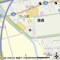 愛媛県大洲市徳森294周辺の地図