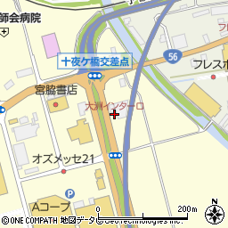 大洲インター口周辺の地図