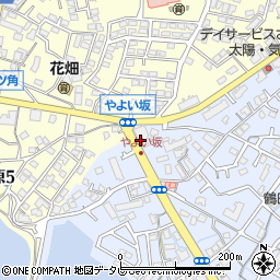 西日本典礼やよい坂斎場周辺の地図