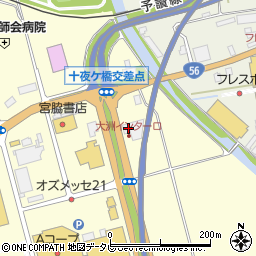 愛媛県引越専門協同組合　南予センター周辺の地図