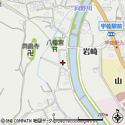 大分県宇佐市岩崎1110周辺の地図