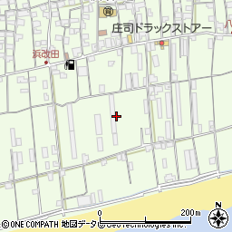 高知県南国市浜改田周辺の地図