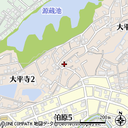 福岡県福岡市南区大平寺2丁目18周辺の地図