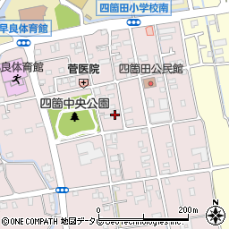 福岡市立四箇集会所周辺の地図