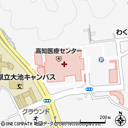 高知県庁　高知県庁消費生活協同組合生協医療センター支部周辺の地図
