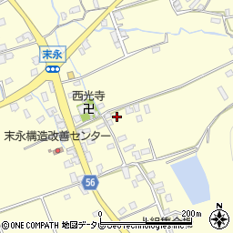 福岡県糸島市末永周辺の地図