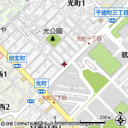 福岡県春日市光町2丁目156周辺の地図