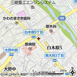 筑邦銀行大野支店 ＡＴＭ周辺の地図