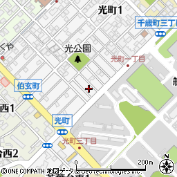 福岡県春日市光町2丁目158周辺の地図