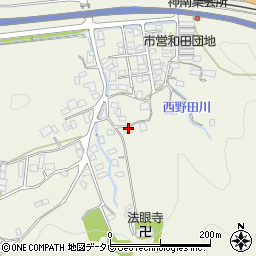 愛媛県大洲市新谷1037周辺の地図