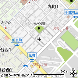 福岡県春日市光町2丁目164周辺の地図