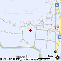 高知県吾川郡いの町大内周辺の地図