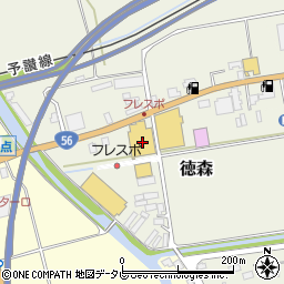 愛媛県大洲市徳森281周辺の地図