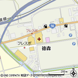 愛媛県大洲市徳森318周辺の地図