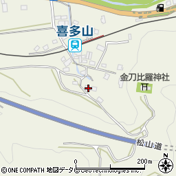 愛媛県大洲市新谷1708周辺の地図