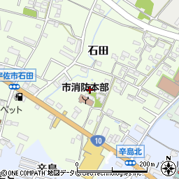 貴舩神社周辺の地図