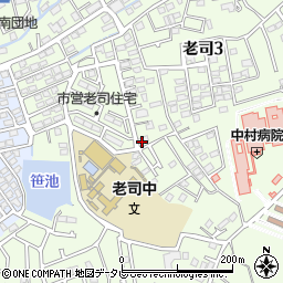 福岡冷暖房機商会周辺の地図