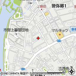 福岡県福岡市南区警弥郷周辺の地図