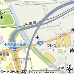 愛媛県大洲市徳森241-1周辺の地図