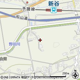 愛媛県大洲市新谷1275周辺の地図