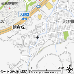 朝倉アジロ谷一号公園周辺の地図