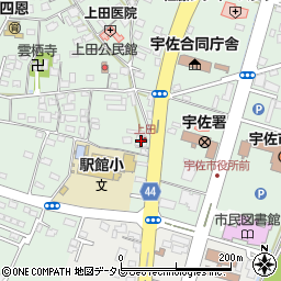宇佐学舎周辺の地図