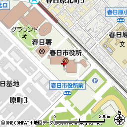 福岡県春日市周辺の地図