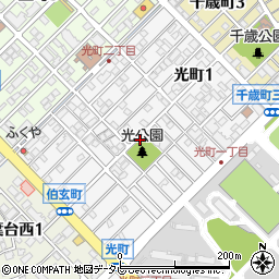 福岡県春日市光町2丁目周辺の地図