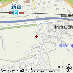 愛媛県大洲市新谷1224周辺の地図