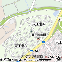 高知県吾川郡いの町天王北周辺の地図