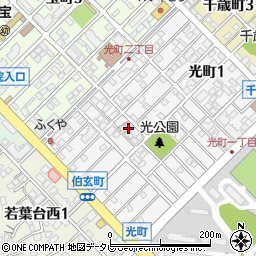 福岡県春日市光町2丁目191周辺の地図