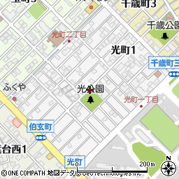 福岡県春日市光町周辺の地図