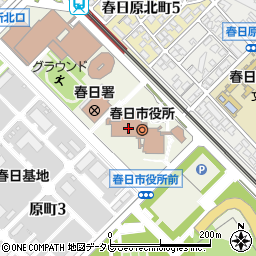ＪＡ筑紫春日市役所内周辺の地図