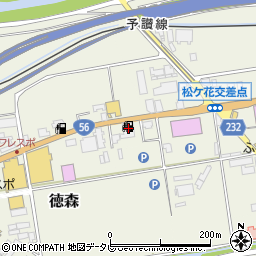 愛媛県大洲市徳森甲周辺の地図