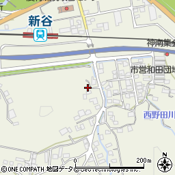 愛媛県大洲市新谷1221周辺の地図