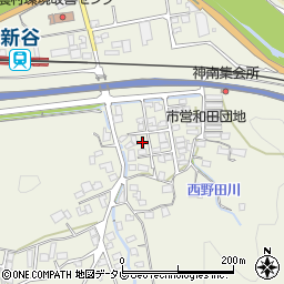 愛媛県大洲市新谷1165周辺の地図