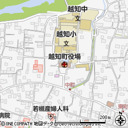 高知県高岡郡越知町周辺の地図