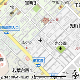 福岡県春日市光町2丁目206周辺の地図