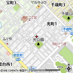 福岡県春日市光町2丁目54周辺の地図