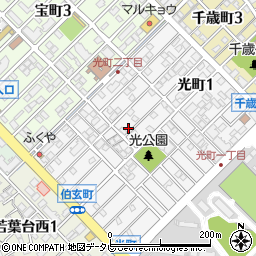福岡県春日市光町2丁目32周辺の地図
