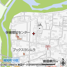 ＪＡ高知県越知周辺の地図